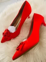 Luxury Classic Matte High Heels Pointed Toe