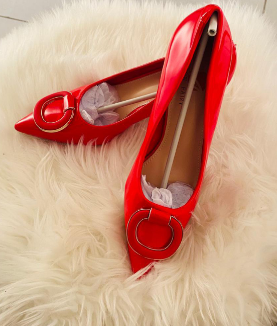 Stiletto high heels pointed toe shallow mouth